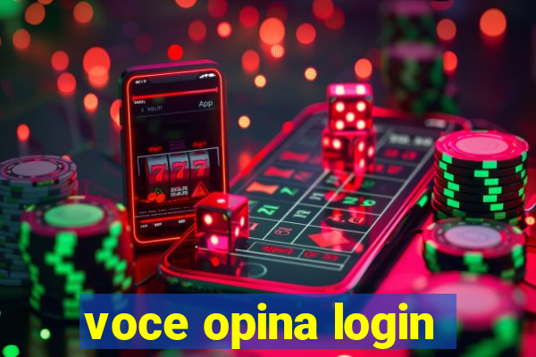 voce opina login